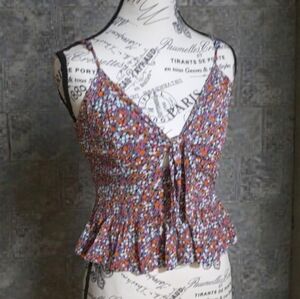 Patrons‎ of Peace Multicolor Floral Camisole